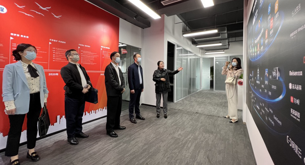 珠海市人社局领导一行莅临云生集团四川公司调研走访