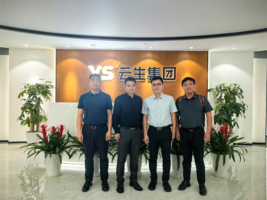 广州市天河区人社局党组成员、副局长崔宝宏一行莅临云生集团调研考察